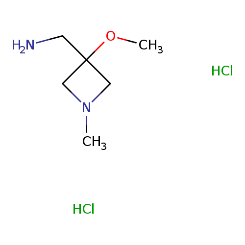 1-(3-methoxy-1-methylazetidin-3-yl)methanamine dihydrochloride