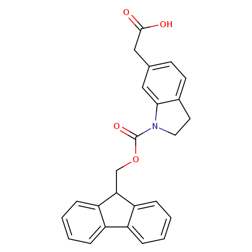 2-(1-{[(9H-fluoren-9-yl)methoxy]carbonyl}-2,3-dihydro-1H-indol-6-yl)acetic acid