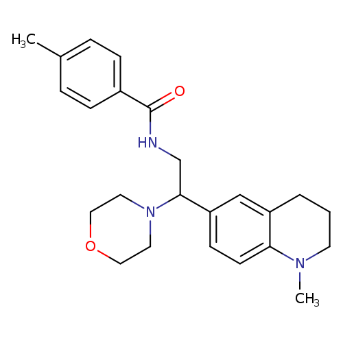 4-methyl-N-[2-(1-methyl-1,2,3,4-tetrahydroquinolin-6-yl)-2-(morpholin-4-yl)ethyl]benzamide