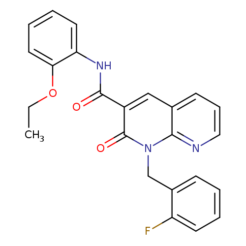 N-(2-ethoxyphenyl)-1-[(2-fluorophenyl)methyl]-2-oxo-1,2-dihydro-1,8-naphthyridine-3-carboxamide