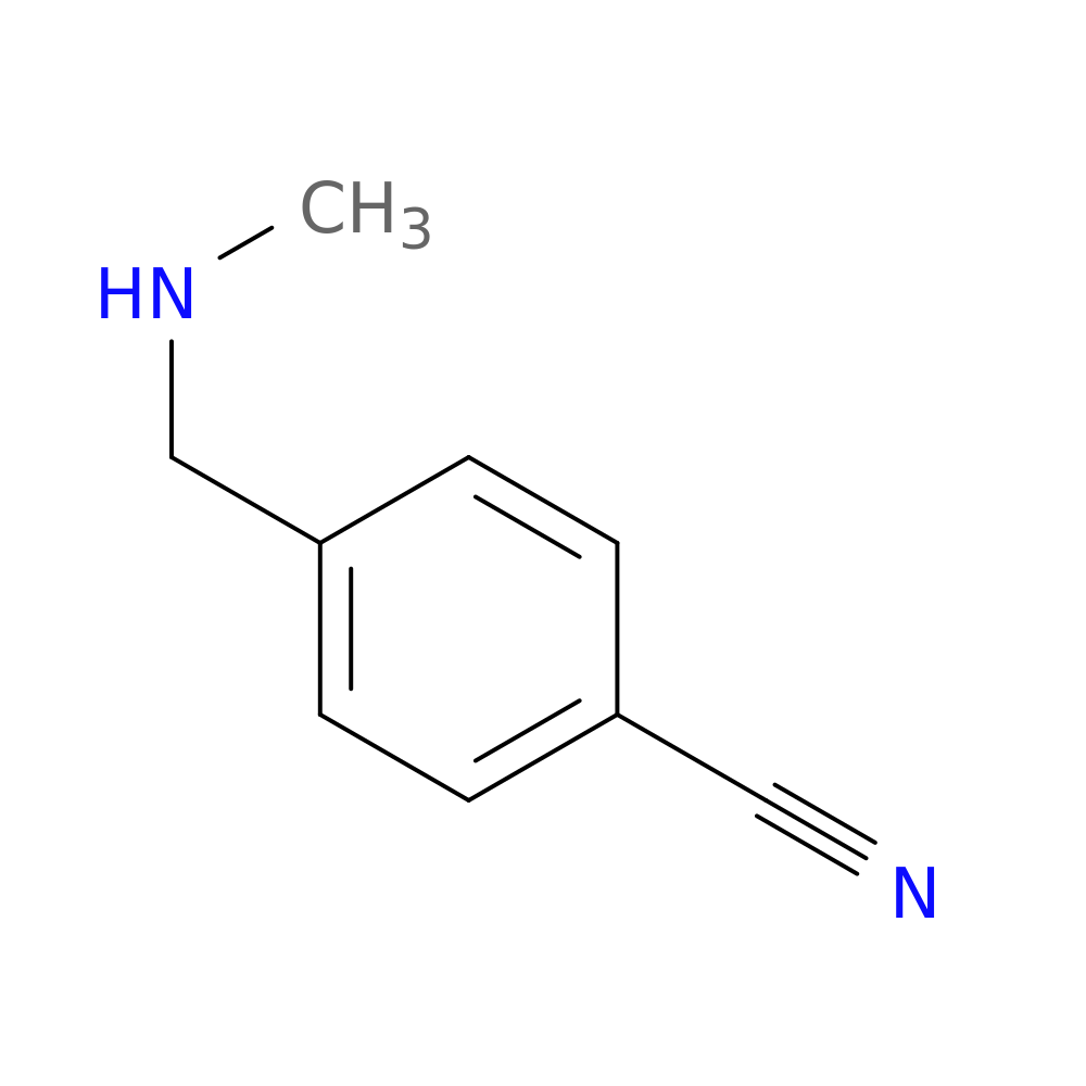 4-((Methylamino)methyl)benzonitrile