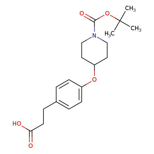 N-Boc-3-[4-(piperidin-4-yloxy)phenyl]propanoic acid