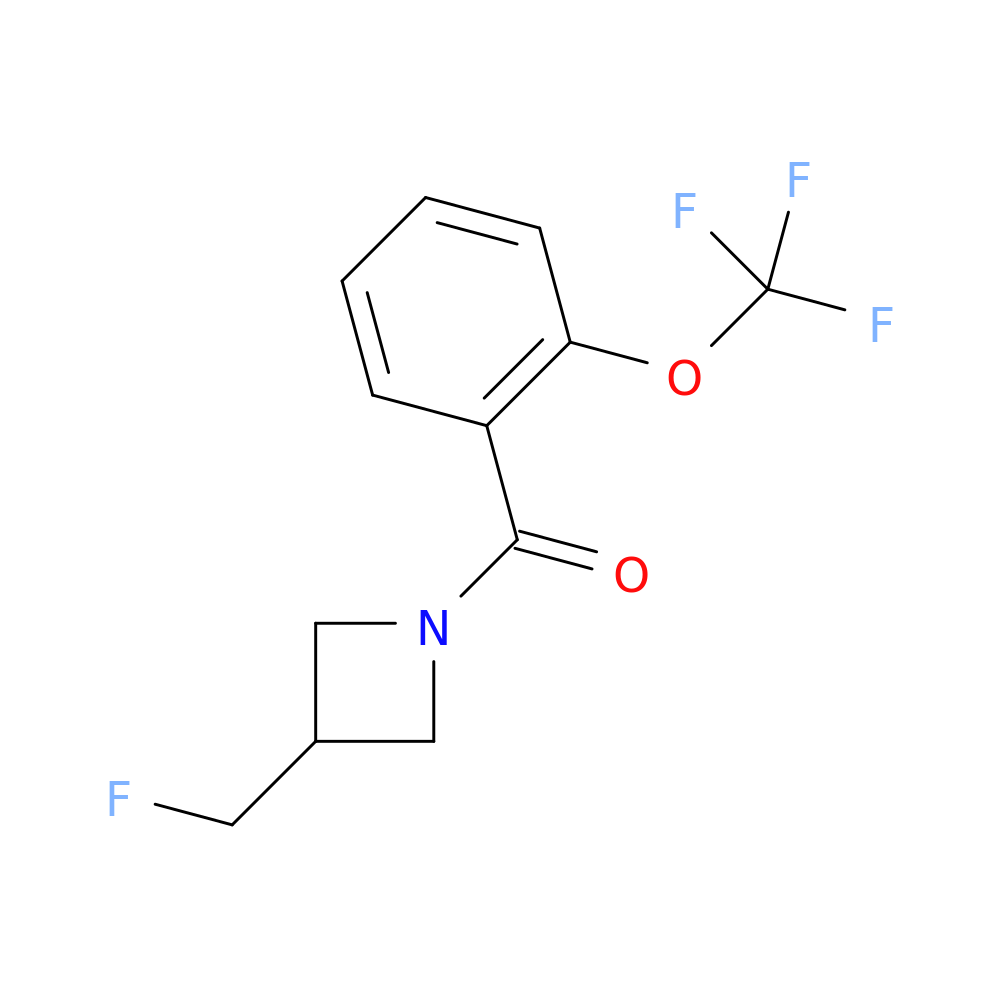3-(fluoromethyl)-1-[2-(trifluoromethoxy)benzoyl]azetidine