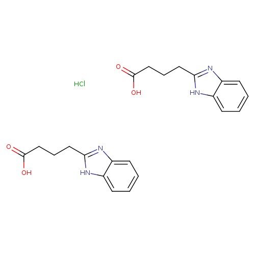 bis(4-(1h-1,3-benzodiazol-2-yl)butanoic acid) hydrochloride