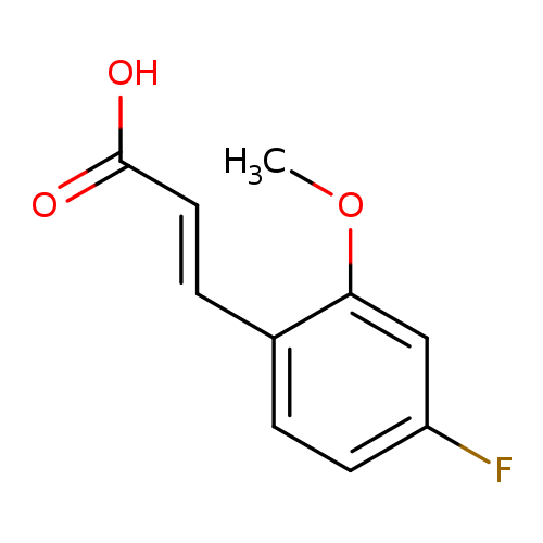 3-(4-Fluoro-2-methoxyphenyl)acrylic acid