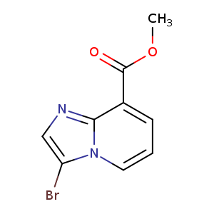 IMidazo[1,2-a]pyridine-8-carboxylic acid, 3-broMo-, Methyl ester