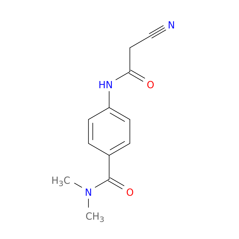 4-(2-Cyanoacetamido)-N,N-dimethylbenzamide