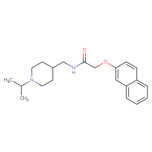 2-(naphthalen-2-yloxy)-N-{[1-(propan-2-yl)piperidin-4-yl]methyl}acetamide