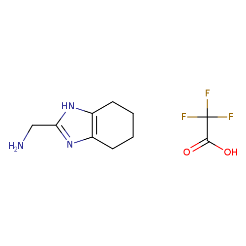 (4,5,6,7-tetrahydro-1H-1,3-benzodiazol-2-yl)methanamine; trifluoroacetic acid