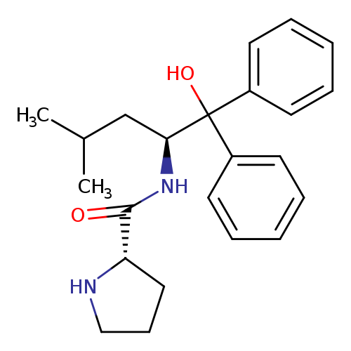 N-[(1S)-1-(Hydroxydiphenylmethyl)-3-methylbutyl]-L-prolinamide