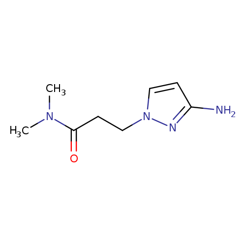 3-(3-amino-1H-pyrazol-1-yl)-N,N-dimethylpropanamide