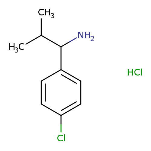 1-(4-chlorophenyl)-2-methylpropan-1-amine hydrochloride