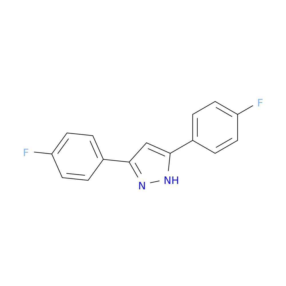 3,5-bis(4-fluorophenyl)-1H-pyrazole
