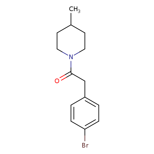 2-(4-broMophenyl)-1-(4-Methylpiperidin-1-yl)ethanone