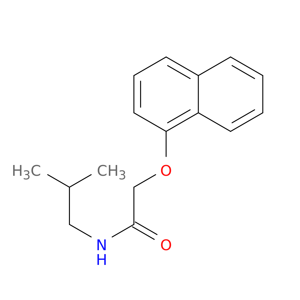 N-(2-methylpropyl)-2-(naphthalen-1-yloxy)acetamide