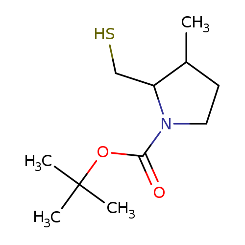 tert-butyl3-methyl-2-(sulfanylmethyl)pyrrolidine-1-carboxylate