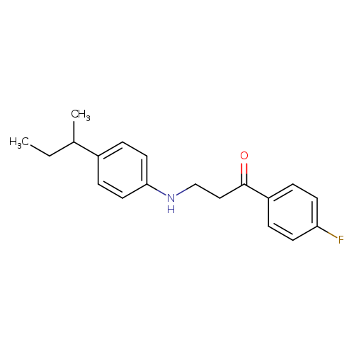 3-{[4-(butan-2-yl)phenyl]amino}-1-(4-fluorophenyl)propan-1-one