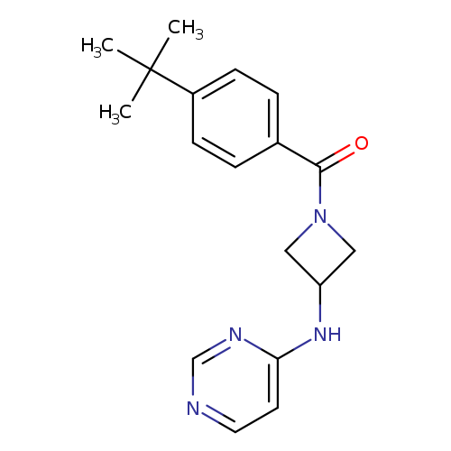 N-[1-(4-tert-butylbenzoyl)azetidin-3-yl]pyrimidin-4-amine