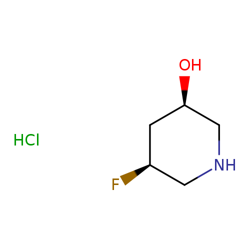 (3R,5S)-5-fluoropiperidin-3-olhydrochloride