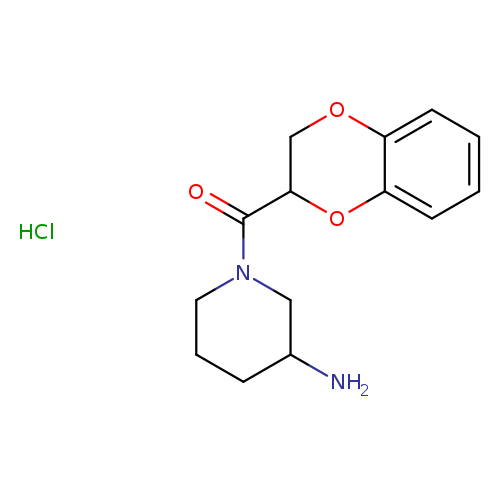 (3-Amino-piperidin-1-yl)-(2,3-dihydro-benzo[1,4]dioxin-2-yl)-methanone hydrochloride