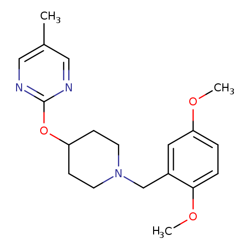 2-({1-[(2,5-dimethoxyphenyl)methyl]piperidin-4-yl}oxy)-5-methylpyrimidine