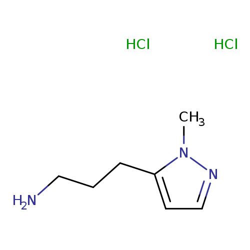 3-(1-methyl-1H-pyrazol-5-yl)propan-1-aminedihydrochloride