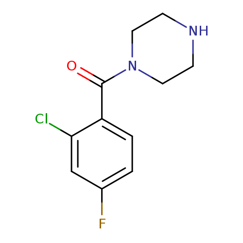 1-(2-chloro-4-fluorobenzoyl)piperazine