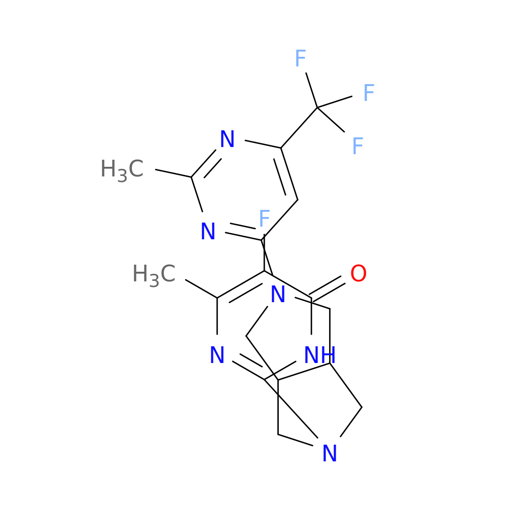 5-fluoro-6-methyl-2-{5-[2-methyl-6-(trifluoromethyl)pyrimidin-4-yl]-octahydropyrrolo[3,4-c]pyrrol-2-yl}-3,4-dihydropyrimidin-4-one
