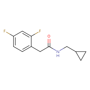 N-(cyclopropylmethyl)-2-(2,4-difluorophenyl)acetamide