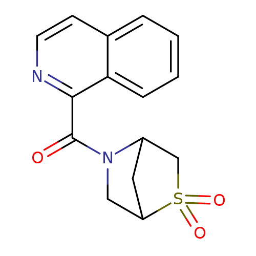 5-(isoquinoline-1-carbonyl)-2lambda6-thia-5-azabicyclo[2.2.1]heptane-2,2-dione