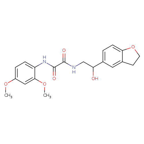 N-[2-(2,3-dihydro-1-benzofuran-5-yl)-2-hydroxyethyl]-N'-(2,4-dimethoxyphenyl)ethanediamide
