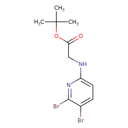 tert-butyl 2-[(5,6-dibromopyridin-2-yl)amino]acetate