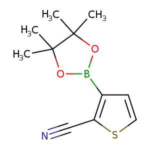 3-(4,4,5,5-Tetramethyl-1,3,2-dioxaborolan-2-yl)thiophene-2-carbonitrile