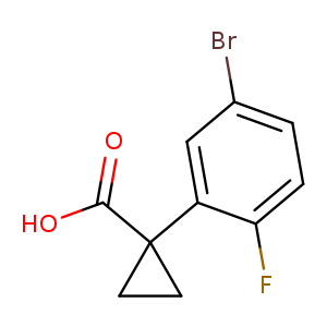 1-(5-Bromo-2-fluorophenyl)cyclopropane-1-carboxylic acid