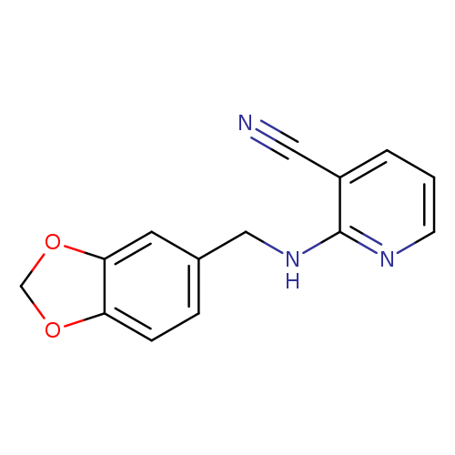2-[(1,3-Benzodioxol-5-ylmethyl)amino]nicotinonitrile