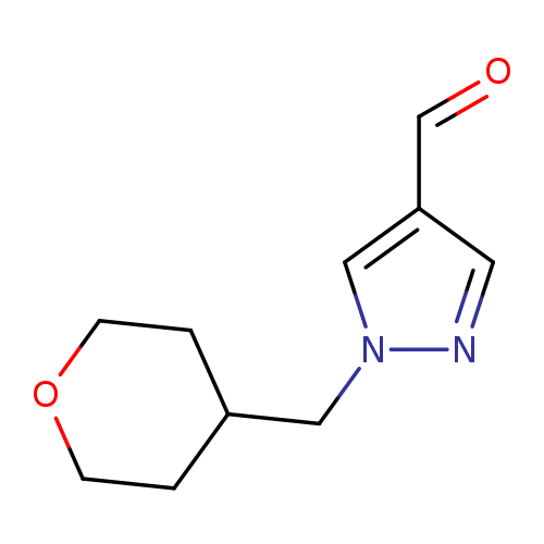 1-[(oxan-4-yl)methyl]-1H-pyrazole-4-carbaldehyde