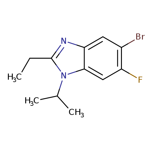 5-Bromo-2-ethyl-6-fluoro-1-isopropylbenzimidazole