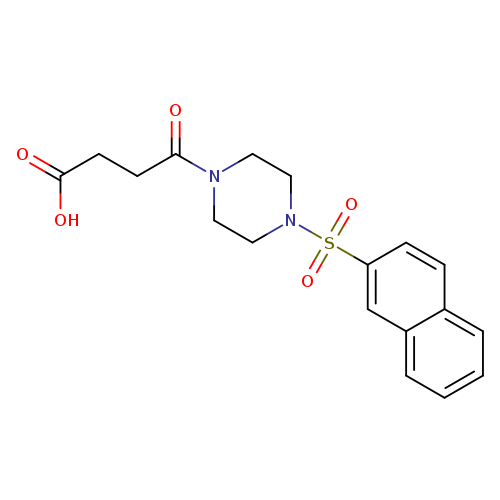 4-[4-(naphthalene-2-sulfonyl)piperazin-1-yl]-4-oxobutanoic acid