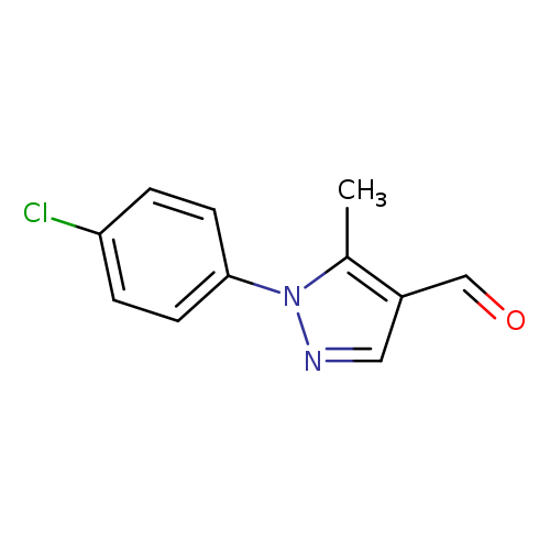 1H-Pyrazole-4-carboxaldehyde, 1-(4-chlorophenyl)-5-methyl-
