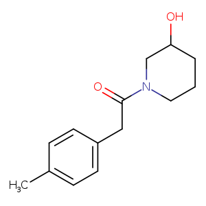 1-(3-hydroxypiperidin-1-yl)-2-(4-methylphenyl)ethan-1-one