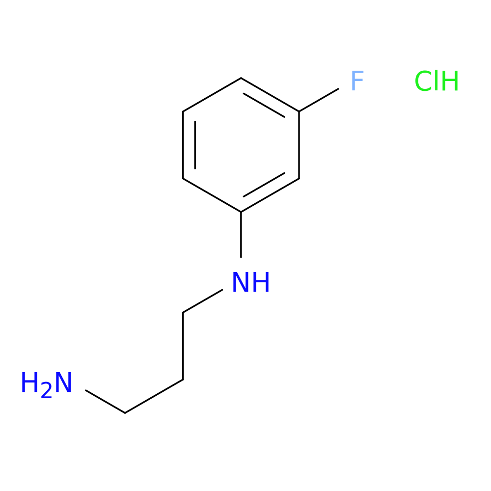 N1-(3-fluorophenyl)propane-1,3-diamine hydrochloride