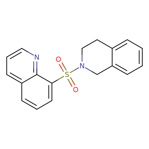 8-[3,4-dihydroisoquinolin-2(1H)-ylsulfonyl]quinoline