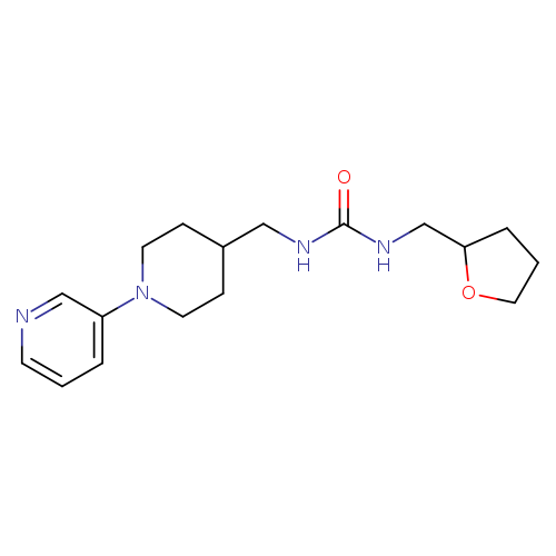 3-[(oxolan-2-yl)methyl]-1-{[1-(pyridin-3-yl)piperidin-4-yl]methyl}urea