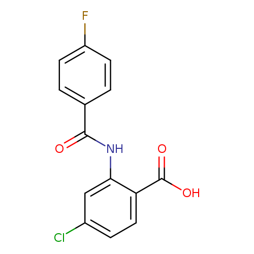 4-chloro-2-(4-fluorobenzamido)benzoic acid