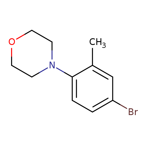 Morpholine, 4-(4-bromo-2-methylphenyl)-