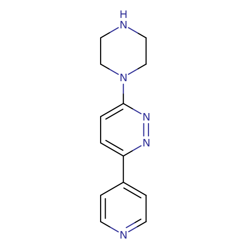 3-PIPERAZIN-1-YL-6-PYRIDIN-4-YLPYRIDAZINE