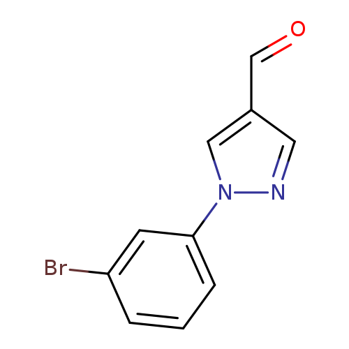 1-(3-Bromophenyl)pyrazole-4-carbaldehyde