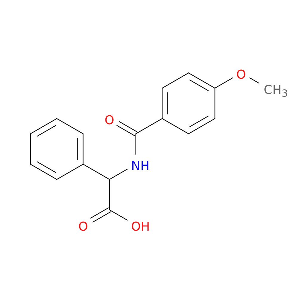 2-[(4-methoxyphenyl)formamido]-2-phenylacetic acid