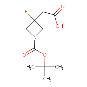 1-BOC-3-FLUORO-3-AZETIDINEACETIC ACID