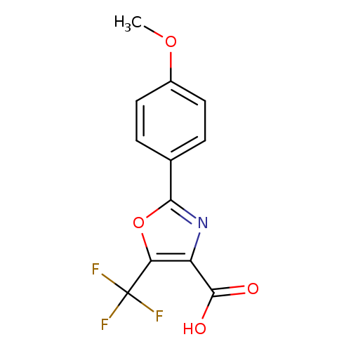 2-(4-methoxyphenyl)-5-(trifluoromethyl)-1,3-oxazole-4-carboxylic acid